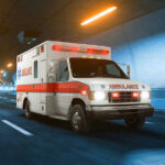BURIED ALIVE—12-Year-Old’s Thanksgiving Nightmare Ambulance driving through a brightly lit tunnel.