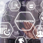Investigation with various related icons and diagrams.
