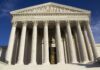 Legal LOOPHOLE: Racial Abuse HIDES in Plain Sight Facade of the Supreme Court building featuring tall columns and intricate carvings