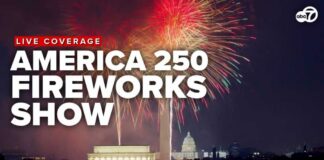 🔴 LIVE NOW: Historic Fourth of July Fireworks in Washington DC | America's 250th Celebration ⭐
