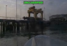 Robot Boats Strike — Ceasefire Teeters American Marine Drone Hits Iranian Submarine Repair Facility & Submarine at Bandar Abbas