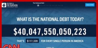 US debt hits $40T. Matt Egan has the price per American
