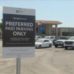 Preferred paid parking at the Valley Plaza Mall