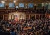 House chamber filled with lawmakers and staff
