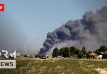 LIVE: Greek F-4 Phantom Fighter Jet Crashes at Air Show Near Athens | AP15