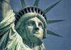 NYC Strikes Back: Trump Rule on the Ropes Statue of Liberty close-up with crown and face