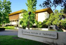 California Institute of Technology campus building with trees