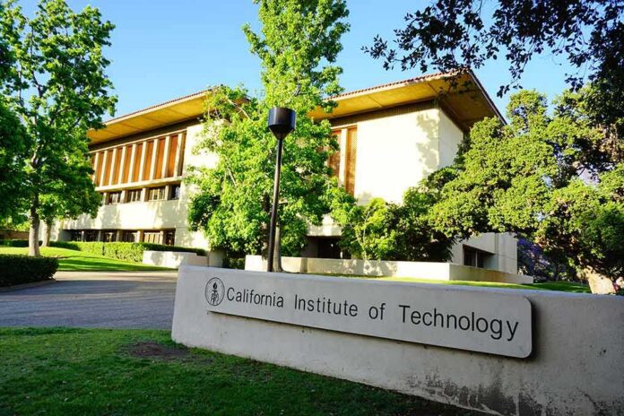 shutterstock_1275438865 California Institute of Technology campus building with trees