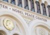 Unusual Science Earns Recognition at 2026 Ig Nobel Awards Nobel Peace Center facade with arched windows and gold medallion