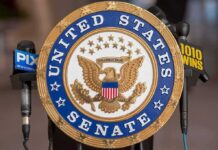 Russian Diesel Deal Sparks Legal Concerns in Senate United States Senate seal at a podium
