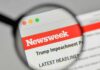 Trump Aide’s Letters Spark White House Controversy Magnifying glass focusing on Newsweek website header